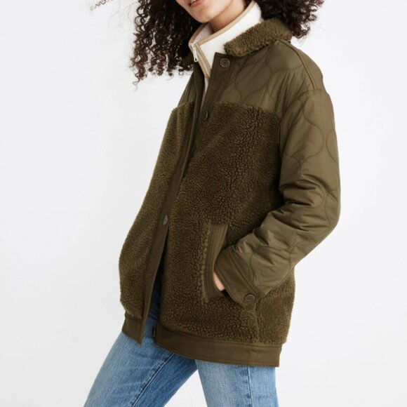 Madewell Hybrid Sherpa Jacket - Picture 7 of 8